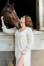 IRomantic design and soft materials make this darling nightgown a favorite. Pretty and feminine with beautiful marie sleeves and tiered double layer skirt, it's perfect for special moments.