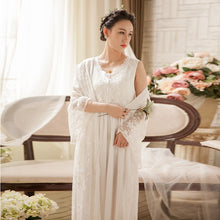 Margaret Lawton's Lace Nightgown & Robe Set