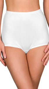 Silky full brief panties.