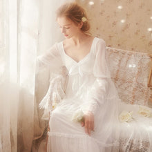 Romantic design and soft materials make this darling nightgown a favorite. Pretty and feminine with beautiful marie sleeves and tiered double layer skirt, it's perfect for special moments.