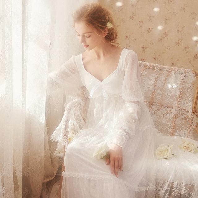 Pretty Sheer Nightgown With Overlay - Discover Sheer Nightgowns – Margaret  Lawton
